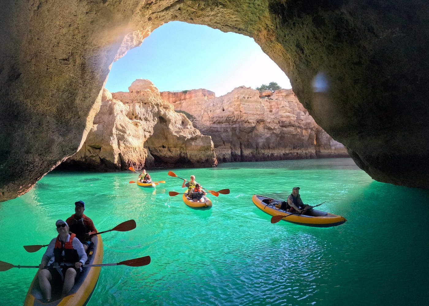 Exclusive Small Group Kayak Tour to Benagil Caves with 4K Photos