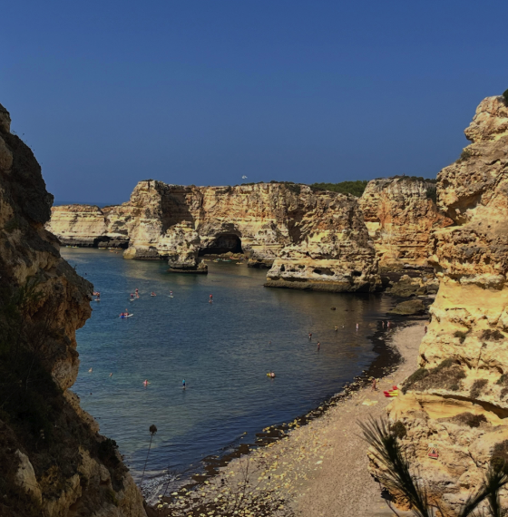The Algar de Benagil and its skylight, Algarve